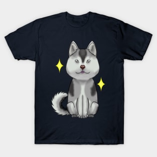 Grey alaskan malamute T-Shirt